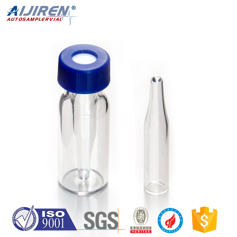 Wide opening flat bottom vial inserts for Shimadzu-aijiren 